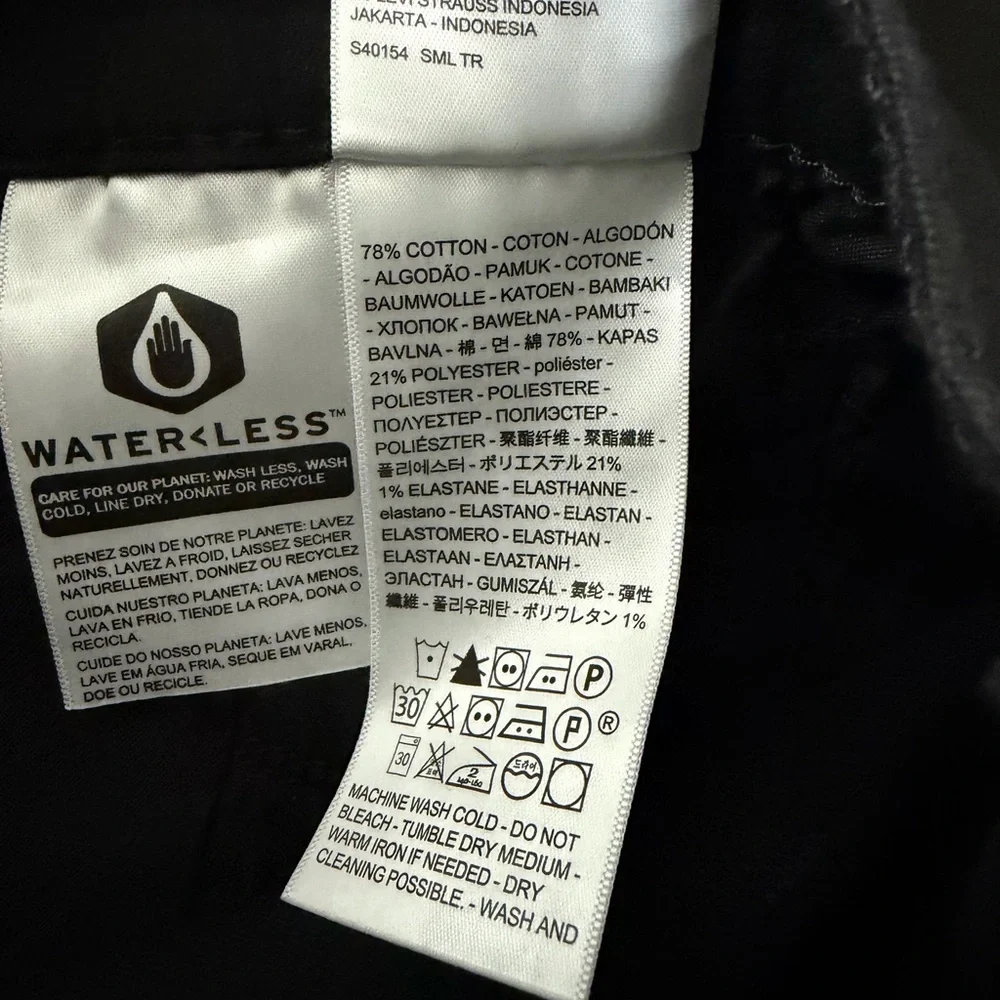 Levi's Classic Straight Black Jeans - Picture 12 of 12